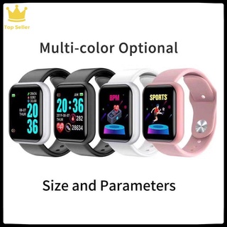 reloj inteligente smartwatch y68 d20 impermeable smart watch fitness tracker para ios/android