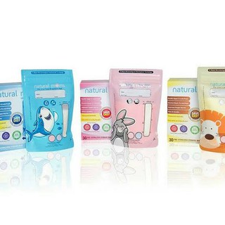 Natural Moms bolsas de leche materna 100ml 1 paquete contenido 30 bolsas