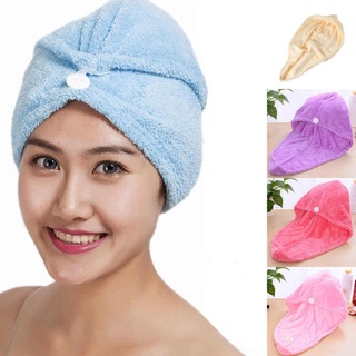Toalla mágica para secar el cabello de señora/gorra/gorra de baño de secado rápido (1)