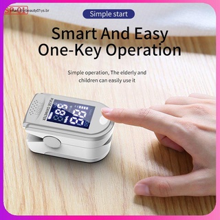Oxímetro de pulso/Monitor portátil de saturación de oxígeno en sangre para Monitor de frecuencia cardíaca y frecuencia cardíaca con pantalla LED