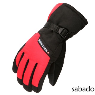sabadofull finger - guantes de esquí antideslizantes, a prueba de viento, (2)