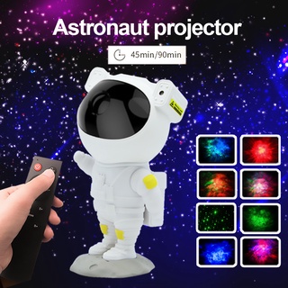 Proyector Láser Star Galaxy Astronauta Giratorio USB Luz De Noche Para Lámparas Decorativas Regalo Para Niños