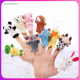 títeres de dedo historia animal zoo miembros juguete educativo bebé niños juguetes educativos tempranos mejor regalo marionetas dedo juego