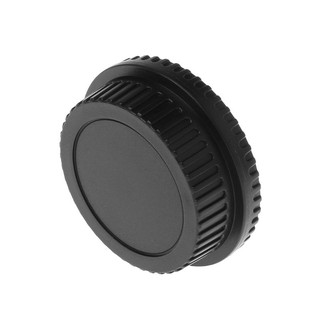 o tapa del cuerpo de la lente trasera juego de cubierta de la cámara de polvo tornillo de montaje de protección de plástico negro de reemplazo para Canon EOS EFS 5DII 5DIII 6D (3)
