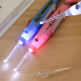 G.o.t Fish Earpick luz LED removedor de cera de oído herramienta de limpieza rápida segura limpiador indoloro (8)