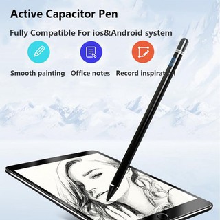 Lápiz capacitivo de pantalla táctil lápiz lápiz lápiz de pintura Micro USB de carga portátil para iPhone iPad iOS teléfono Android Windows sistema Tablet (3)