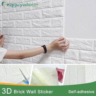 Self-Adhesive 3D Wall Stickers Waterproof DIY Foam Brick Wall Paper TV Backdrop Decor Marble Wallpaper Colorful Brick