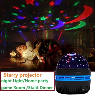 Proyector de galaxia cielo estrellado giratorio LED luz de noche USB dormitorio de los niños cielo estrellado luz de noche Luz de luna regalo de los niños (1)