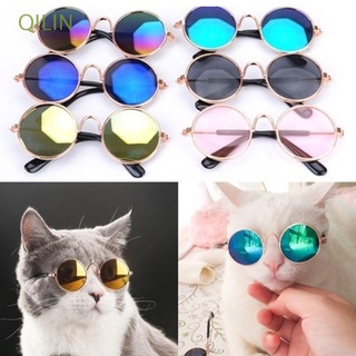 qilin encantadoras gafas de sol para mascotas/suministros de ojos/lentes de sol/fotos/accesorios multicolor para perros/gatos/accesorios para mascotas/multicolor