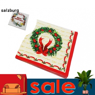 <salzburg> servilletas impresas de papel exquisita toalla de papel cuadrada práctica para fiesta