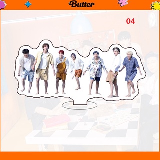 Kpop Bts Butter Stand Figure Group Action Model Jin\Suga\J-Hope\Rm\Jimin\V\Jung Stand Display Plate Desk Home Decor 방탄소년단 Fans Gifts (6)