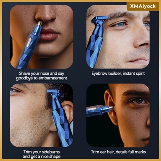 [xmaiyock] recortadora de pelo nariz, herramienta de precisión sin dolor recargable fácil de limpiar