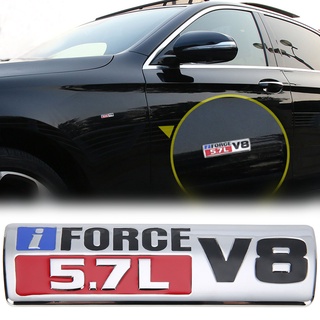 Metal IFORCE 5.7L V8 Coche Lado Cuerpo Tronco Emblema Pegatina Para Toyota YxcBest