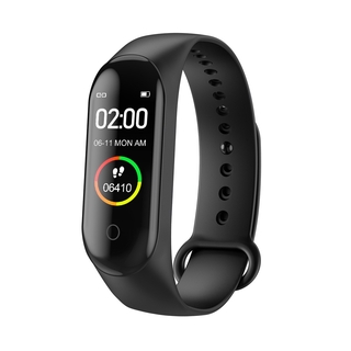 Smart Watch hombres M4 Fitness pulsera Bluetooth impermeable Monitor de frecuencia cardíaca reloj inteligente mujeres Fitness Tracker SmartWatch (1)
