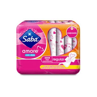 Saba Amore con Alas, nocturna C/8 piezas (2 paquetes)