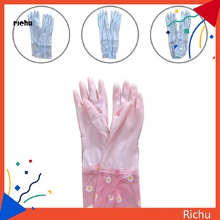 richu* guantes de limpieza reutilizables para la piel/guantes de limpieza para la cocina