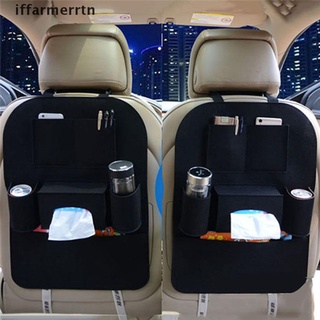 [iffarmerrtn] nuevo asiento de coche trasero multibolsillo bolsa de almacenamiento organizador titular accesorio negro [iffarmerrtn]