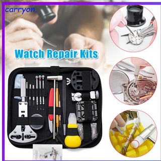 151 Pcs Watch Repair Tool Kit Case Opener Link Spring Bar Remover Portable Tool
