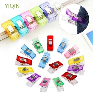 YIQIN 10pc Job Foot Case Crafts Plastic Clip Tape Bias Maker Accessories DIY Hemming Multicolor Supplies Fabric Sewing Tools/Multicolor