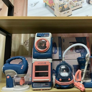 Los niños pretenden jugar juguetes de cocina simulación electrodomésticos lavadora casa Playset para niñas regalos de cumpleaños (2)