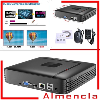 [ALMENCLA] H.265 Max Network grabadora de vídeo 4K 8MP 5MP/4MP/3MP/1080P NVR sin disco duro (2)
