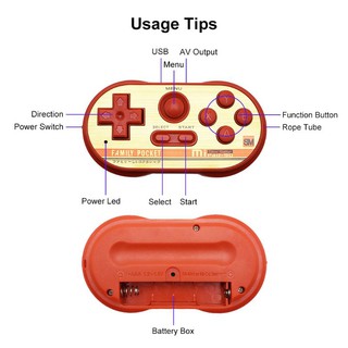 IMG/ Mini Handheld Video Game Console Players Controller with Built-in 20 Classic NES Games Support Family TV Video AV Output for Kids Children Gift Toys (6)