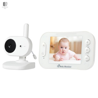 [casa inteligente] 3.5 pulgadas inalámbrico tft lcd video bebé monitor kits de audio bidireccional de audio ir cámara de visión nocturna en tiempo real de temperatura nana bebé niñera cámara de seguridad