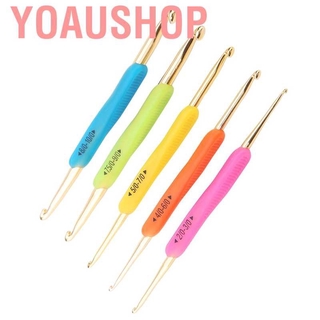 Yoaushop - aguja para tejer, ganchillo, gancho, agujas, ganchos, doble extremo, multicolor (1)