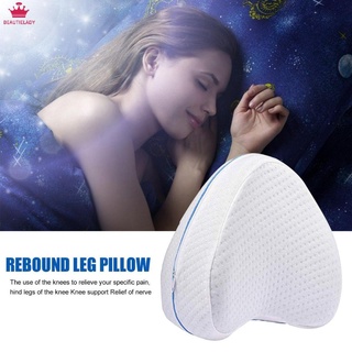 almohada cálida de rebote lento en forma de corazón/almohada de algodón para piernas/memoria cómoda (9)