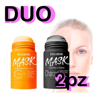 Duo Máscara Limpiadora Stick Hidratante Vitamina Mask 2pz