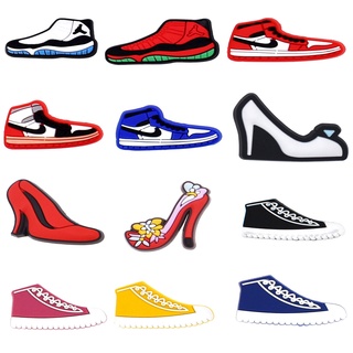 Listo Stock Para Crocs Jibbitz Pins Colorido Zapatillas De Deporte DIY Zapatos Botón De Encanto