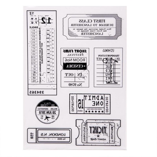 Etiqueta de silicona transparente sello DIY Scrapbooking relieve álbum de fotos decorativo tarjeta de papel
