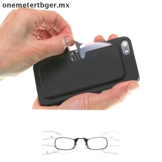 one 1pc portátil clip nariz gafas de lectura kit unisex óptica presbiópica ultra delgada.