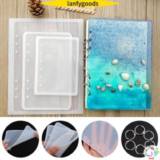 lanfy diy crafts - funda para cuaderno de cristal epoxi uv, diseño de resina (1)