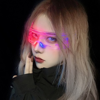 Acrylic Cyberpunk Future Technology LED Glasses (4)