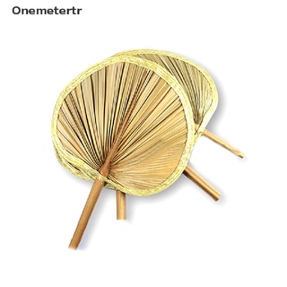 [onemetertr] abanico de tela de bambú tejido a mano ventilador de paja de baile ventilador de mano pucao con borlas.