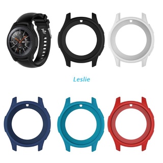 LES Silicone Soft Shell Protective Frame Case Cover Skin For Samsung Galaxy Watch 46mm Gear S3 Frontier