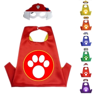 2 unids/set Paw Patrol capa capa Cosplay disfraz de dibujos animados cachorro patrulla máscara juguetes regalos (5)