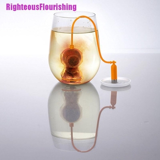righteousflourishing /infusor de té de silicona en forma de buzo innovador filtro de filtro de cocina