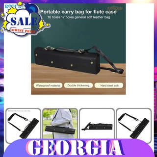 georgia conveniente flauta bolsa de flauta caso bolso de mano fácil de usar instrumentos musicales accesorios