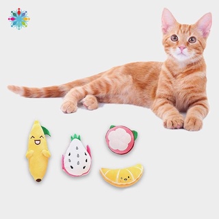Juguete de gato fruta gato juguete de peluche de dibujos animados CRT