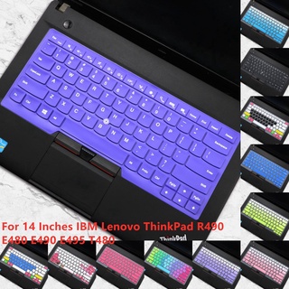 Ibm Ultra Thin Silicone Keyboard for Lenovo Thinkpad R490 E480 E490 E495 T480 14 Inch