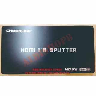 Hdmi Splitter 8 puertos Full Hd 1080 descuento