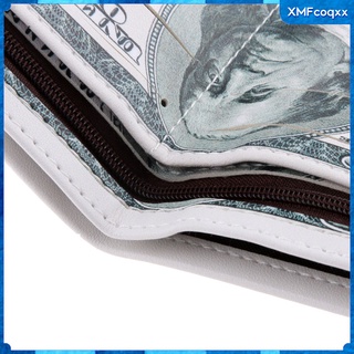 [XMFCOQXX] cartera de lona Bi-Fold Mighty Bank Paper Note dólares