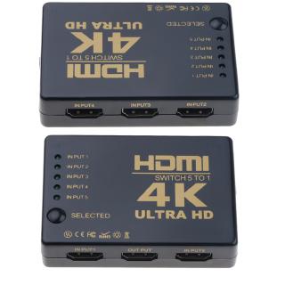 5in1 3D 1080p 5Port 4K HDMI conmutador HDMI conmutador Selector divisor