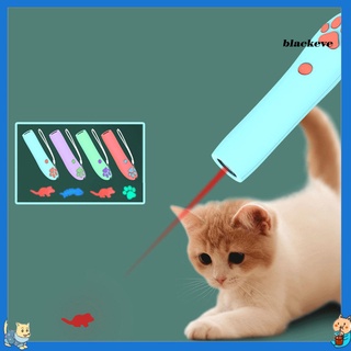 BL-Pet luz LED láser gato puntero pluma Teaser gatito pez ratón pata juguete interactivo