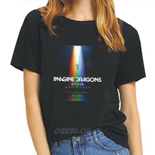 Imagine Dragons Camiseta Harajuku Divertido De Dibujos Animados Camisetas De Las Mujeres Ullzang Kawaii (1)