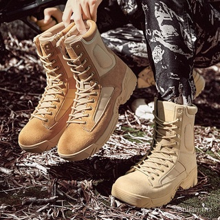 [nueva llegada] botas tácticas para hombre 39-46 botas de combate al aire libre zapatos de senderismo Swat Boot Kasut Operasi tentera zapatos de entrenamiento