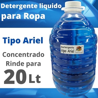 Detergente liquido para ropa Abriel Concentrado para 20 litros Plim33