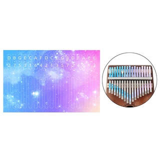 Kalimba Thumb Piano Scale Note Key Logo Sticker Parts Accs for Learner Kids